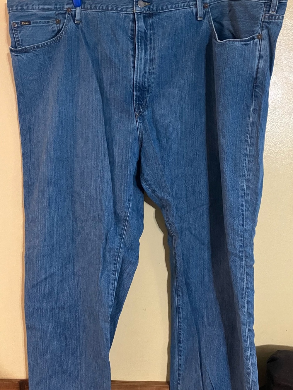 Ralph Lauren Men's Blue Relaxed Denim Jeans